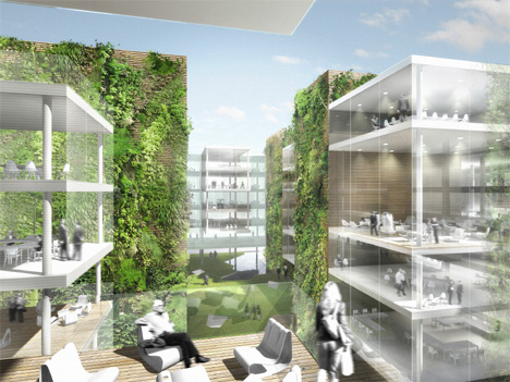 Holcim Awards Acknowledgement prizes 2008 - Office building with green hypercore, Milan, Italy