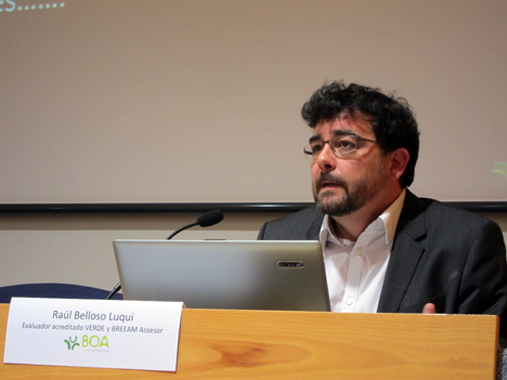 Raúl Belloso, Jornada Técnica sobre “Eficiencia Energética y Sostenibilidad en Soluciones Constructivas Innovadoras”