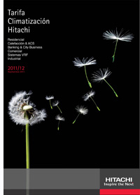 Lista de precios de climatización de Hitachi