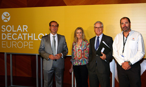 Inauguración del Workshop de Solar Decathlon Europe en el Palacio de Cibeles, Madrid.