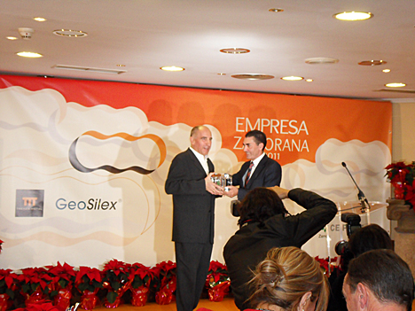 La empresa Geosilex Trenzametal recibe este año el Cecale de Oro y premio al Empresario del año 2011