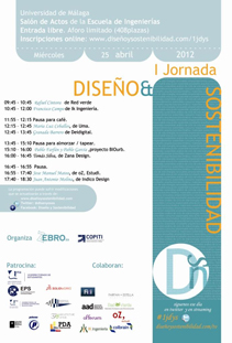 Ijornada Diseño y Sostenibilidad, Escuela Ingenierías, Málaga