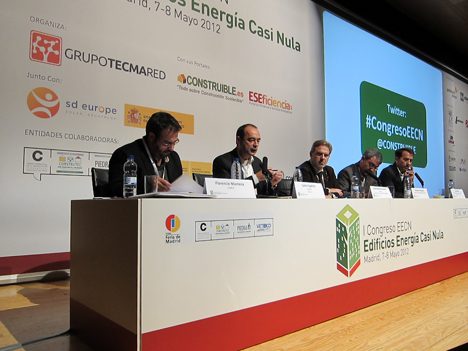 Mesa redonda, de izq. a dcha.: Florencio Manteca, Carlos Expósito, Jose Antono Granero, Francisco Sanjuan y Juan Mera