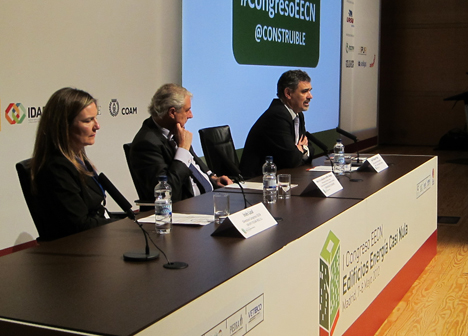 Inés Leal, Alejando Halffter y Alejandro Páez, de izq. a dcha.