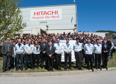 Equipo Hitachi en Barcelona