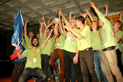 Rhône Alpes, el equipo francés, ganador de la competición Solar Decathlon Europe 2012.