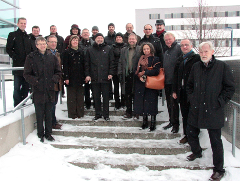La delegación navarra que participó en la reunión de apertura el proyecto SolarRok en Erfurt (Alemania)