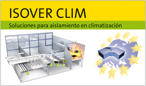 Isover Clim, nueva gama armonizada europea para soluciones de aislamiento en climatización