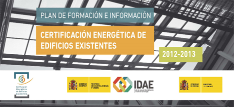 Plan IDAE formación sobre Certificación Energértica de Edificios 