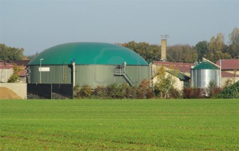 Planta de biogás