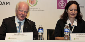 Kurt Eliasson y Sorcha Edwads, CECODHAS, en el II Congreso EECN