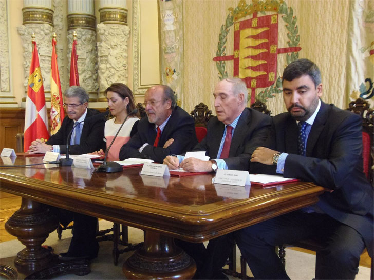 Salón de Recepciones de la Casa Consistorial de Valladolid ha acogido la presentación del proyecto REMOURBAN