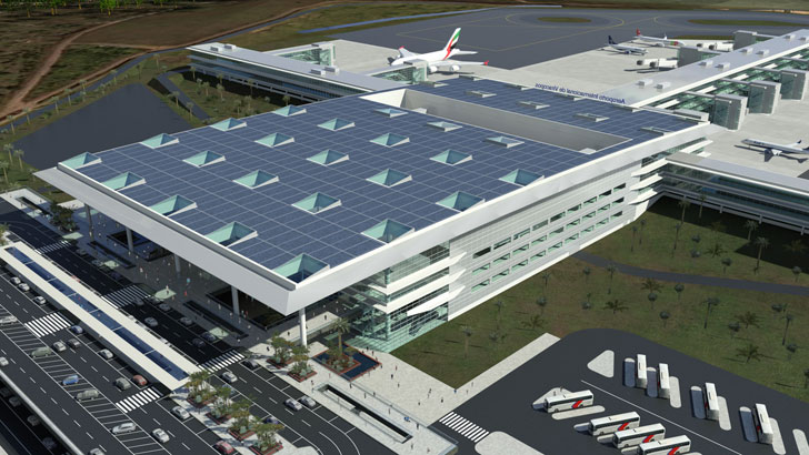 Lucernarios fotovoltaicos de Onyx Solar en el Aeropuerto de Viracopos