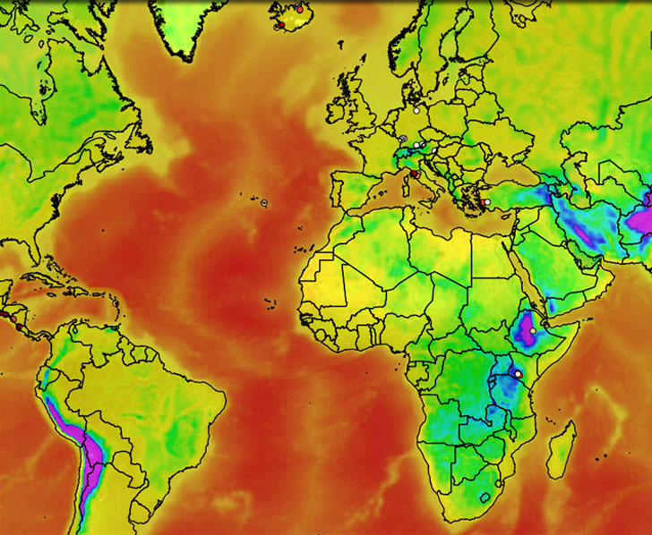 Irena y Esa publican un mapa del potencial geotérmico mundial.