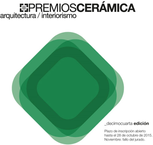 Cartel de los Premios Cerámica 2015.