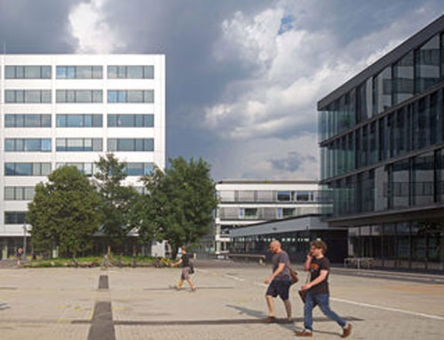 Edificio sostenible en la Universidad de Innsbruck.