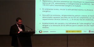 Florencio Manteca,  de CENER, en V Workshop EECN