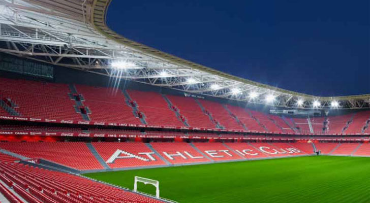 El nuevo estadio San Mamés aumenta su aforo.