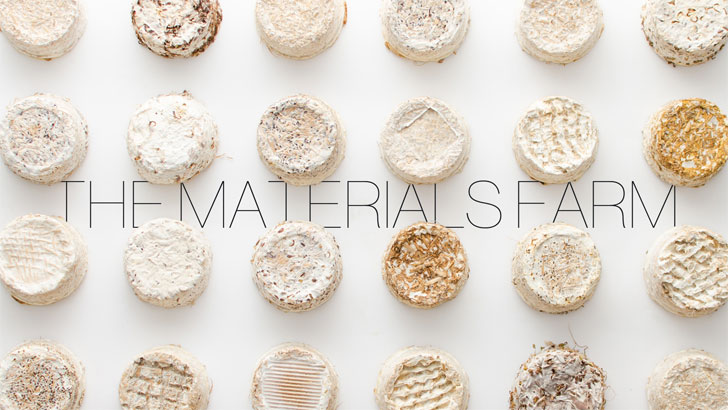 The Materials Farm, evento sobre nuevos materiales a partir de residuos de alimentos.