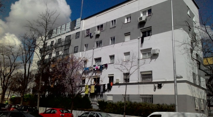 Edificio tras la rehabilitación integral.