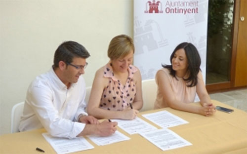 Firma del convenio para la Regeneración Urbana del centro histórico de Ontinyent.