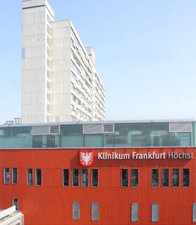 Hospital Klinikum Frankfurt Höchst construido bajo el estándar passive house.