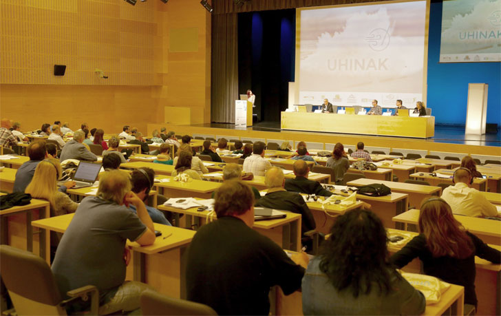 Congreso Uhinak sobre Cambio Climático en su edición de 2015.