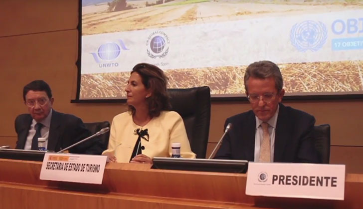 Secretaria de Estado de Turismo, Isabel Borrego, en la presentación del proyecto.