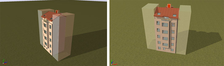 Caso Tectum: Primera aerotermia en bloque de viviendas en Asturias. Vivienda original y simulación.