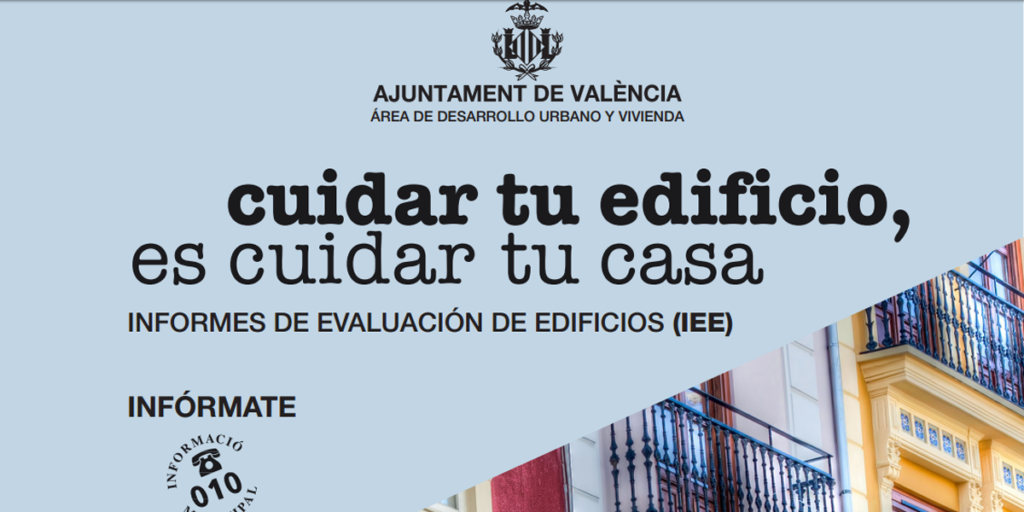 Valencia empieza la campaña de información sobre el informe de evaluación de edificios