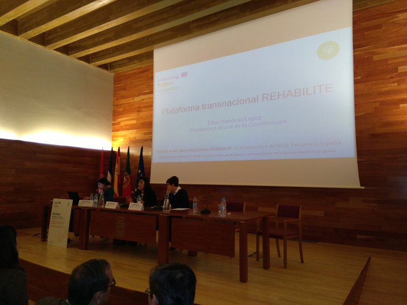 Más de 80 autoridades y expertos acudieron al proyecto europeo Rehabilite en Navarra. 