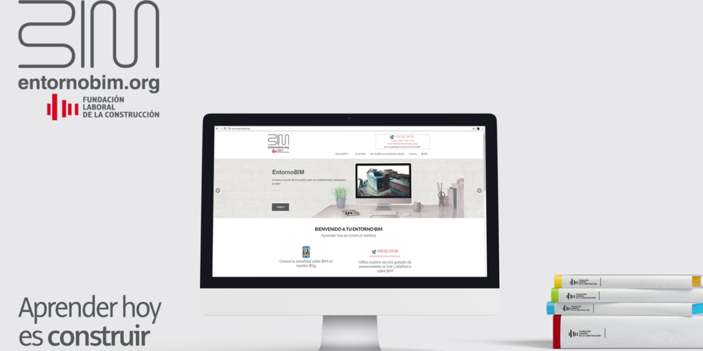 Pantalla ordenador visionando la web de BIM.