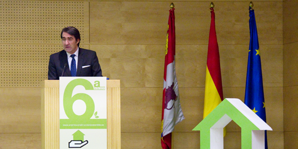 Juan Carlos Suárez-Quiñones en la sexta edición de los Premios de Construcción Sostenible de Castilla y León.