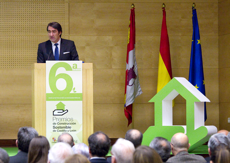 Juan Carlos Suárez-Quiñones en la sexta edición de los Premios de Construcción Sostenible de Castilla y León. 