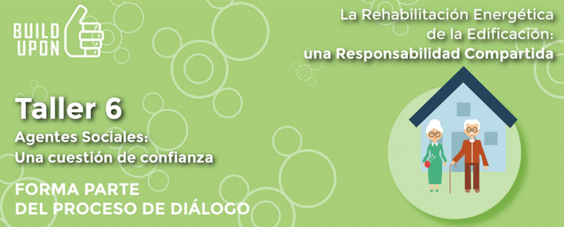 Folleto del taller que se va a celebrar en Sevilla ¿Es la rehabilitación energética una cuestión de confianza?