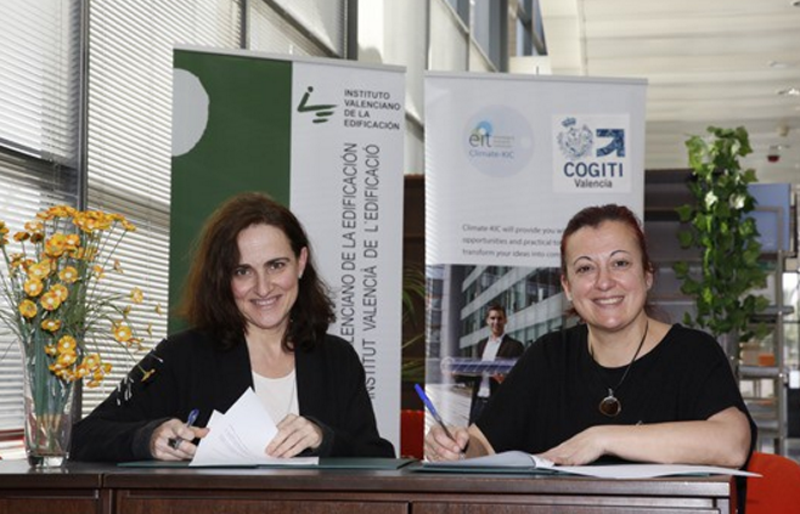 COGITI Valencia e IVE colaborarán juntos en el proyecto Smart and Sustainable Offices. 
