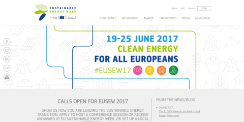 Bruselas acogerá en Junio la Semana de la Energía Sostenible de la Unión Europea