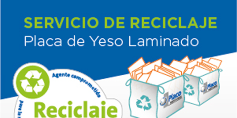 Nuevo Servicio para Reciclar Placas de Yeso Laminado