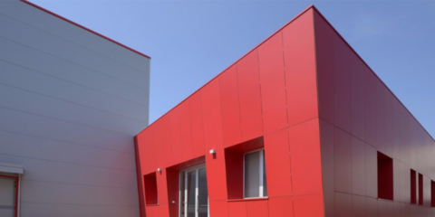 Nueva envolvente de Edificios que combina el Panel Sandwich con la Fachada Ventilada