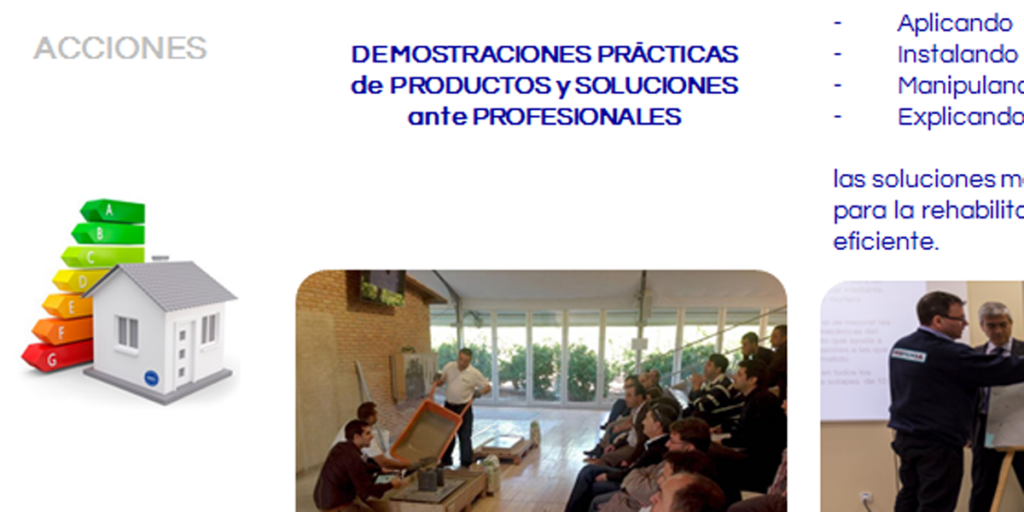 La Sede COAVA de Valladolid acogerá el próximo 8 de marzo una jornada práctica sobre rehabilitación eficiente.