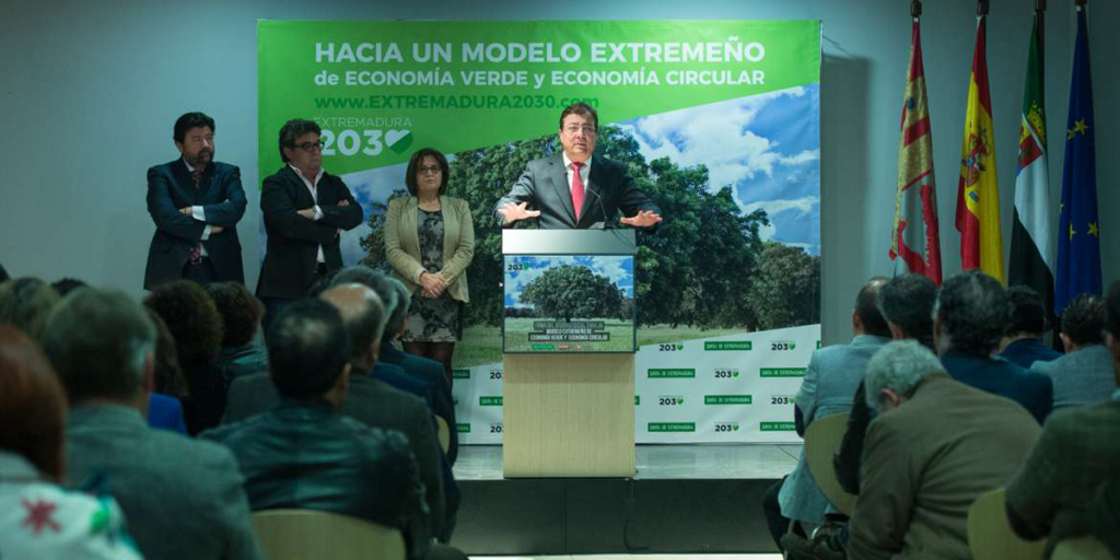 Firmado un acuerdo en la Junta de Extremadura para la construcción de una Estrategia de Economía Verde y Circular.