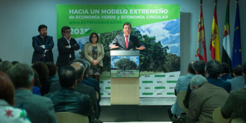 La Junta de Extremadura firma un acuerdo para la construcción de una Estrategia de Economía Verde y Circular