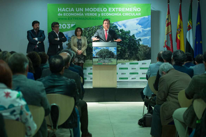 Firmado un acuerdo en la Junta de Extremadura para la construcción de una Estrategia de Economía Verde y Circular. 