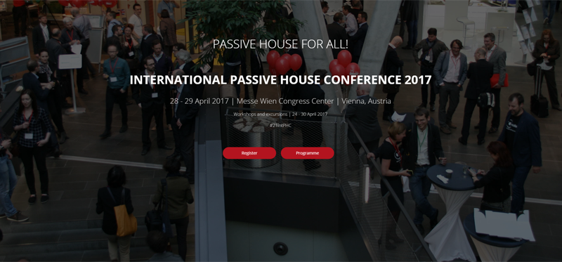 Los días 28 y 29 de abril se desarrollará en Viena la 21ª Conferencia Internacional Passive House. 