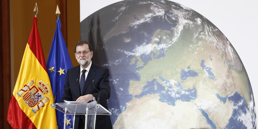 Mariano Rajoy, durante la inauguración de las Jornadas de Debate "España, Juntos por el Clima".
