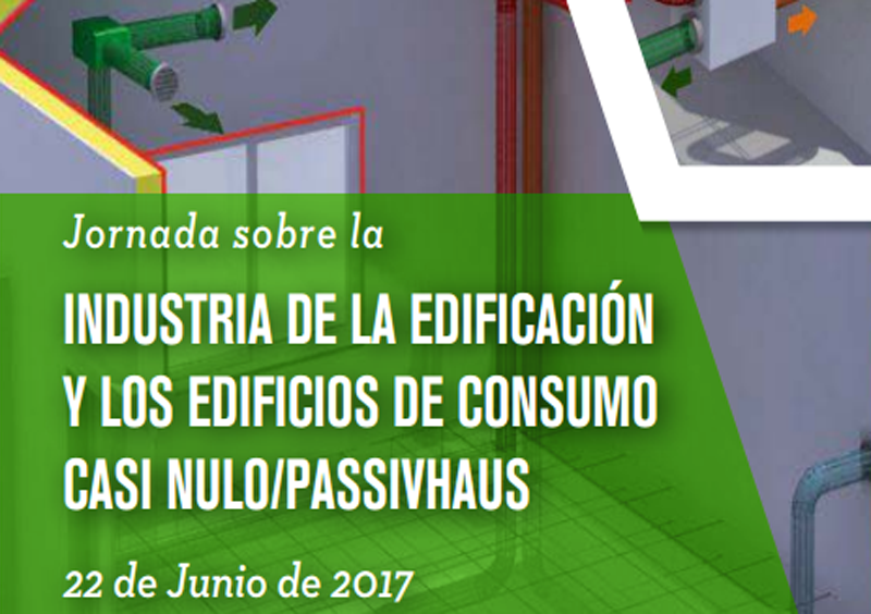 El próximo 22 de junio se celebrará una jornada sobre “Industria de la edificación y Passivhaus”. 