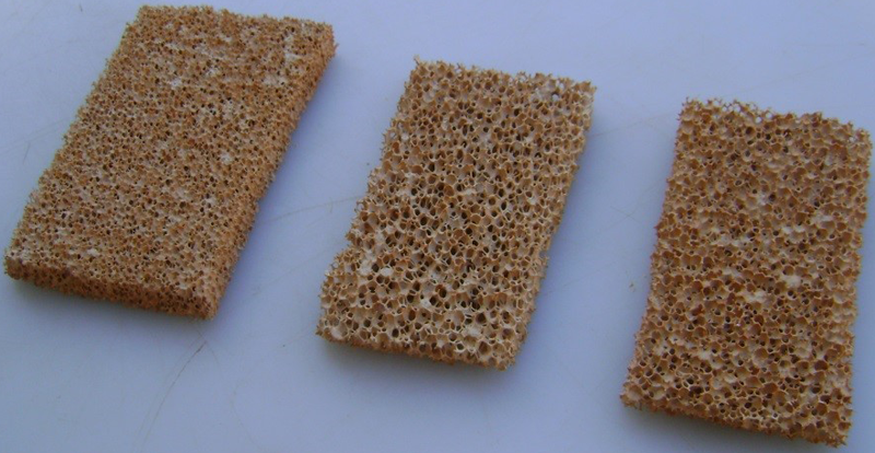 Imagen característica de materiales porosos desarrollados.
