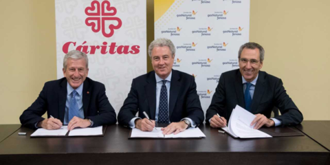 Acuerdo entre Gas Natural Fenosa y Cáritas para luchar contra la vulnerabilidad Energética