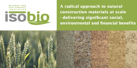 ISOBIO, Proyecto Europeo para desarrollar materiales de Construcción naturales a gran escala