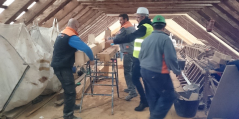 Tecnalia certifica el tratamiento de la Cubierta de la Madera de la Catedral de Granada contra agentes xilófagos